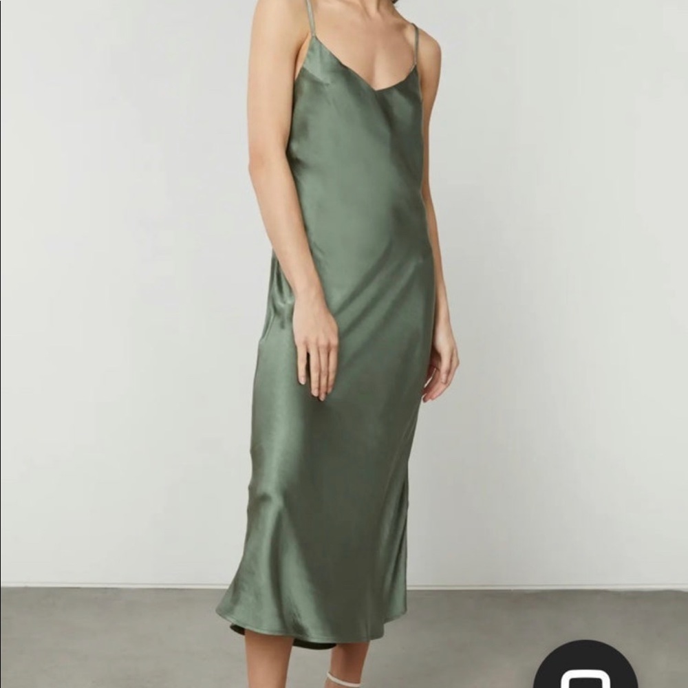 Oak and fort midi slip dress BNWT